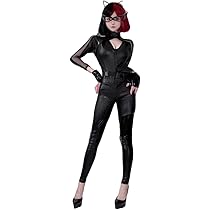 セクシー・キャット☆ Amazon.co.jp: [ZLZNX] 女性セクシーキャットスーツシャイニー